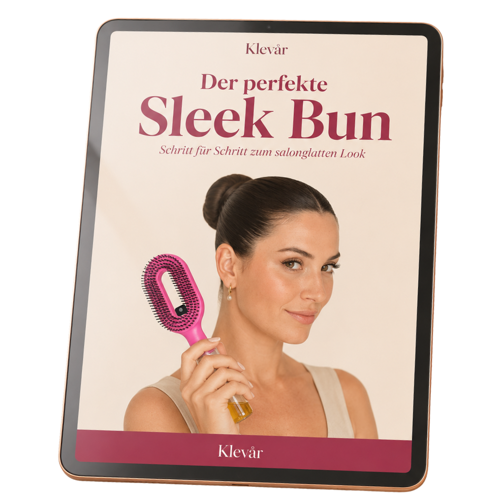Sleek Bun Guide von KLEVÅR: Profi-Anleitung als E-Book | Gratis zur Sprayvolution